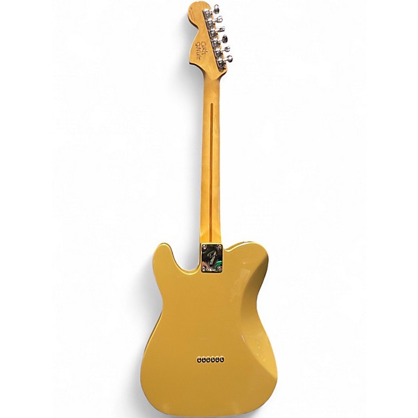 Used 2025 Fender Chris Shiflett Telecaster Deluxe Shoreline Gold Solid Body Electric Guitar