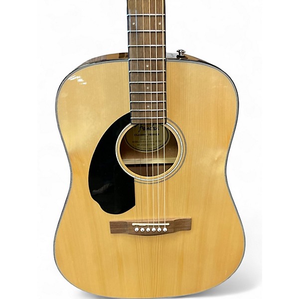 Used Fender CD60S LH Natural Acoustic Guitar