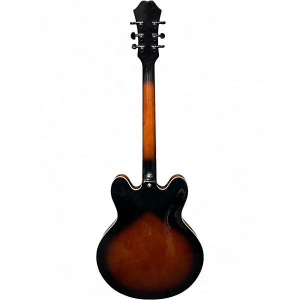 Used Epiphone Dot 2 Color Sunburst Hollow Body Electric Guitar