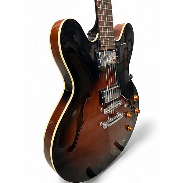 Used Epiphone Dot 2 Color Sunburst Hollow Body Electric Guitar