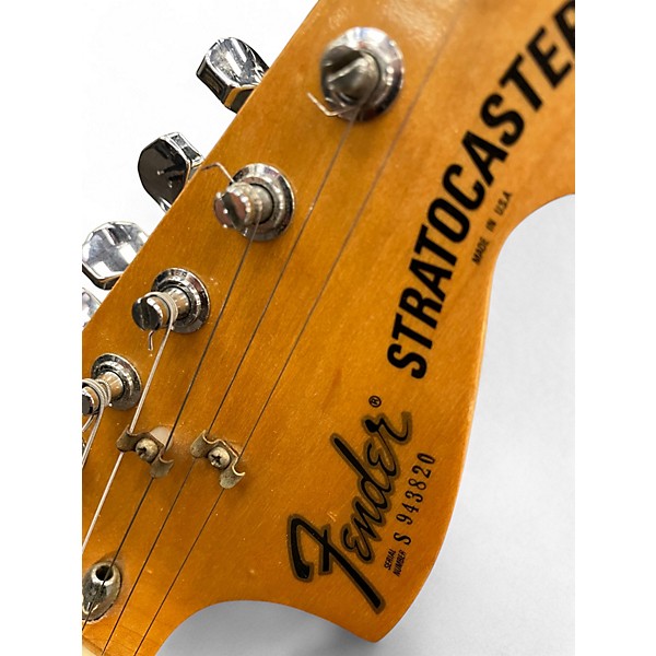 Vintage 1979 Fender STRATOCASTER Black Solid Body Electric Guitar