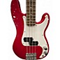 Used Squier MINI PRECISION DAKOTA RED Electric Bass Guitar