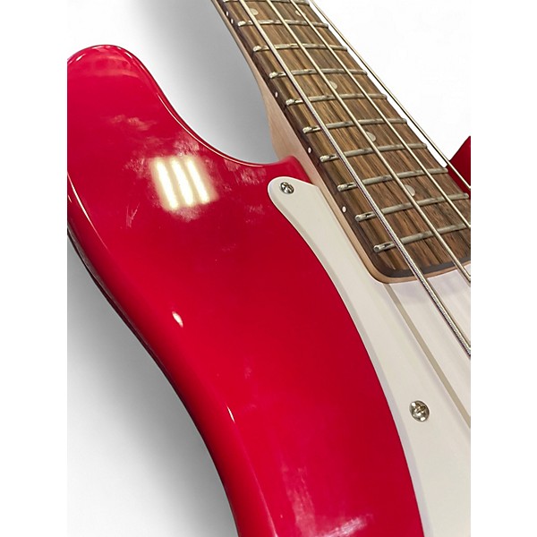 Used Squier MINI PRECISION DAKOTA RED Electric Bass Guitar