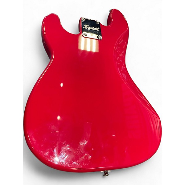 Used Squier MINI PRECISION DAKOTA RED Electric Bass Guitar