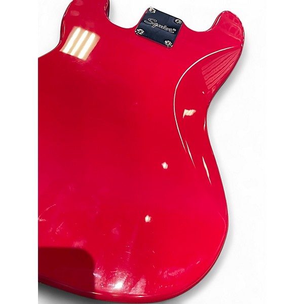Used Squier MINI PRECISION DAKOTA RED Electric Bass Guitar
