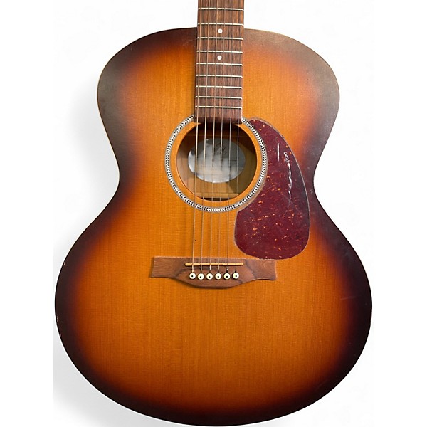 Used Seagull Entourage Rustic Mini Jumbo 2 Color Sunburst Acoustic Guitar