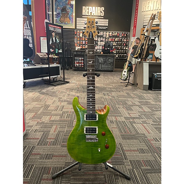 Used PRS SE SPECIAL 24 08 Trans Green Solid Body Electric Guitar