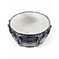Used Pearl 13X6 Sensitone Snare CUSTOM ALLOY STEEL SILVER Drum