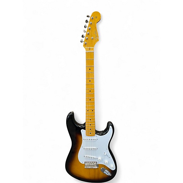 Used Fender 70th Anniversary American Vintage II 1954 Stratocaster 2 Color Sunburst Solid Body Electric Guitar