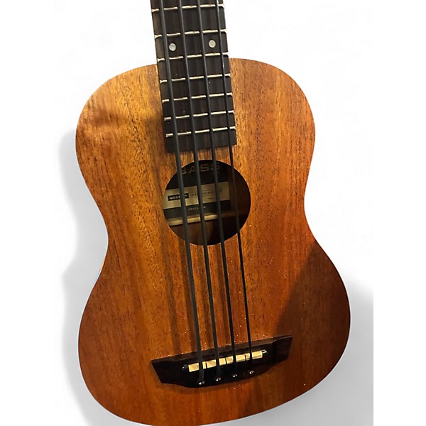 Used Kala Exotic Mahogany U-Bass Natural Acoustic Bass Guitar