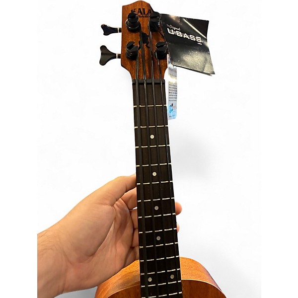 Used Kala Exotic Mahogany U-Bass Natural Acoustic Bass Guitar