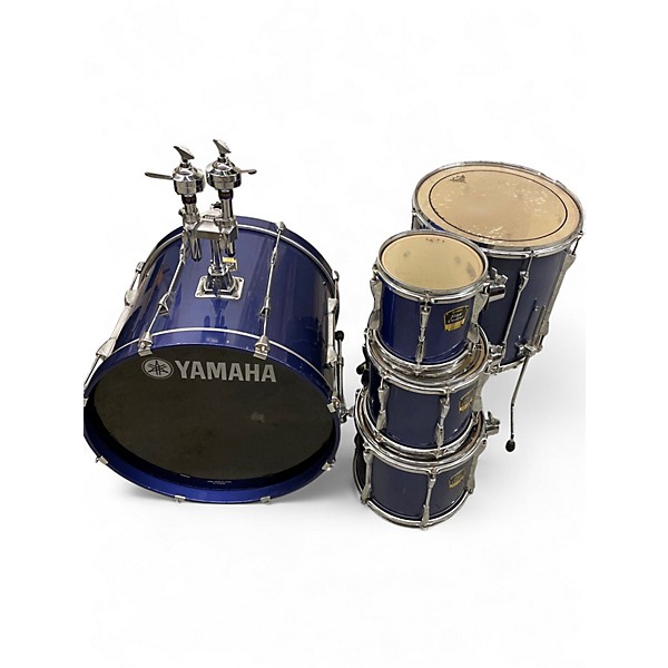 Used Yamaha 5 Piece STAGE CUSTOM ADVANTAGE INDIGO BLUE Drum Kit