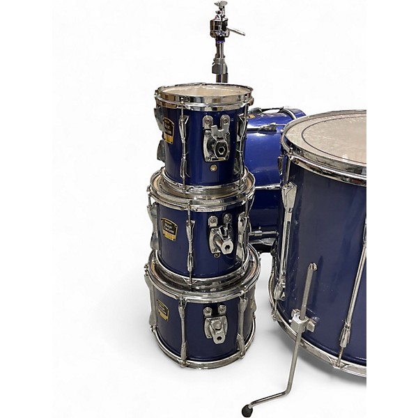 Used Yamaha 5 Piece STAGE CUSTOM ADVANTAGE INDIGO BLUE Drum Kit