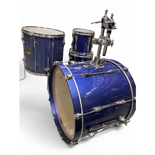 Used Yamaha 5 Piece STAGE CUSTOM ADVANTAGE INDIGO BLUE Drum Kit