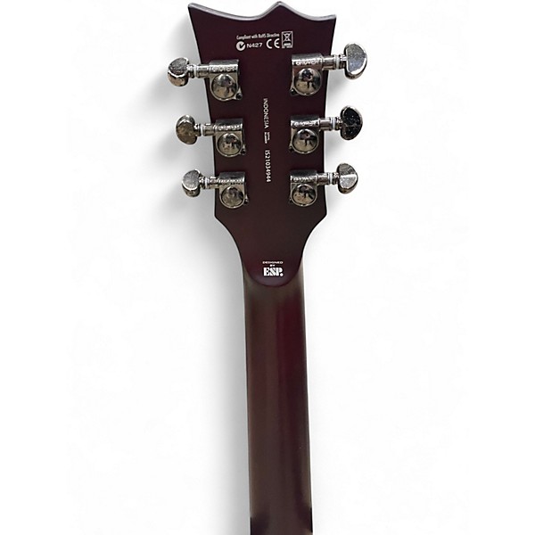Used ESP EC401QM Red Solid Body Electric Guitar
