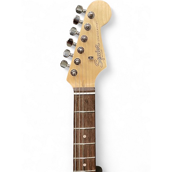 Used Squier STRAT 2 Tone Sunburst Solid Body Electric Guitar
