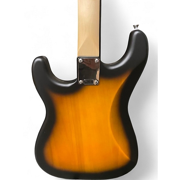 Used Squier STRAT 2 Tone Sunburst Solid Body Electric Guitar