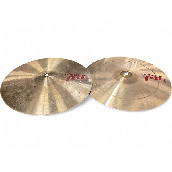 Used Paiste 14in PST7 Light Hi Hat Pair Cymbal