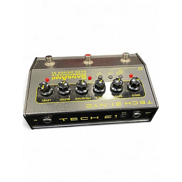 Used Tech 21 Sansamp PBDR Bass Driver DI Bass Effect Pedal