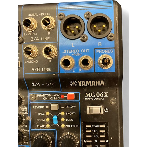 Used Yamaha MG06X Unpowered Mixer