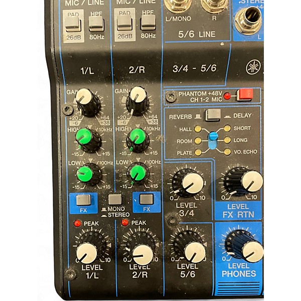 Used Yamaha MG06X Unpowered Mixer