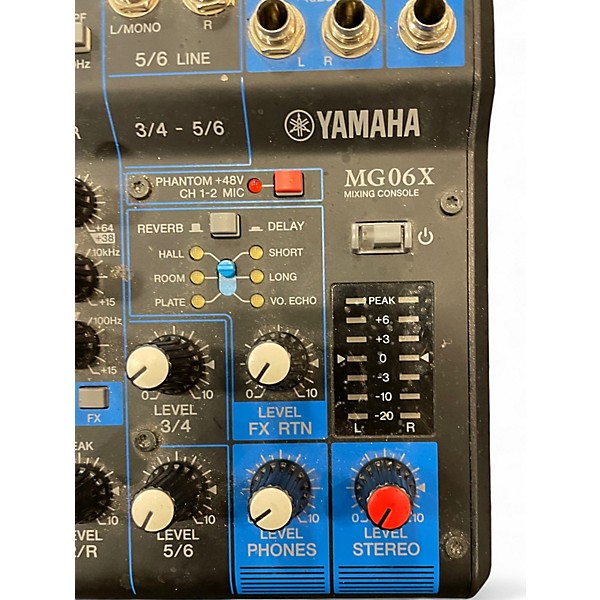 Used Yamaha MG06X Unpowered Mixer