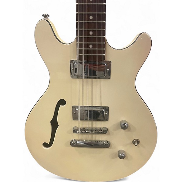 Used Daisy Rock RETRO-H 12ST Olympic Pearl Hollow Body Electric Guitar