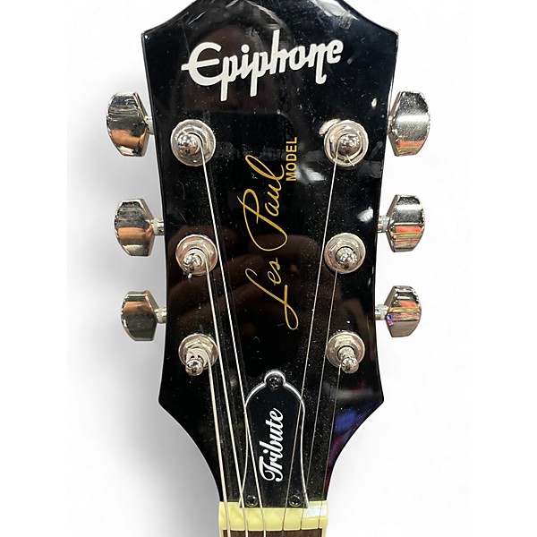 Used Epiphone Tribute Les Paul Standard Tobacco Burst Solid Body Electric Guitar