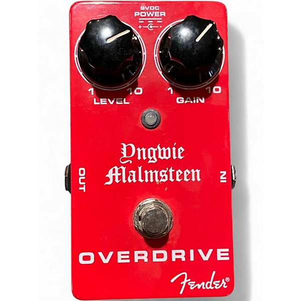 Used Fender YNGWIE MALMSTEEN OVERDRIVE Effect Pedal