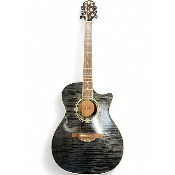 Used Crafter Guitars ATE70CEQ Green Acoustic Electric Guitar