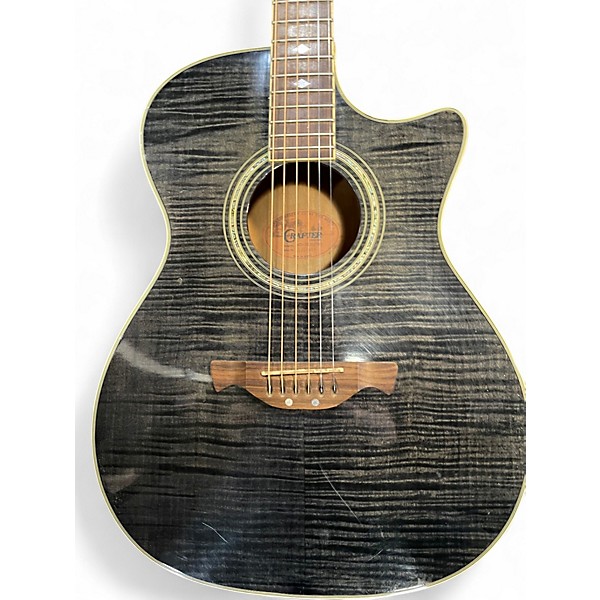 Used Crafter Guitars ATE70CEQ Green Acoustic Electric Guitar