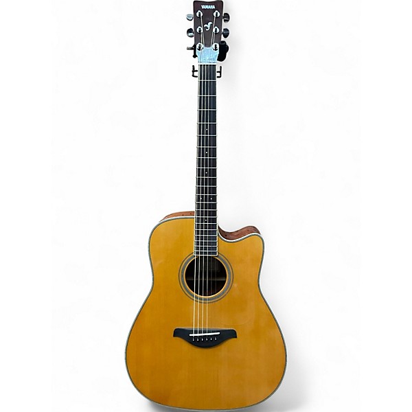 Used Yamaha FGCTA Natural Acoustic Electric Guitar