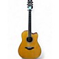 Used Yamaha FGCTA Natural Acoustic Electric Guitar