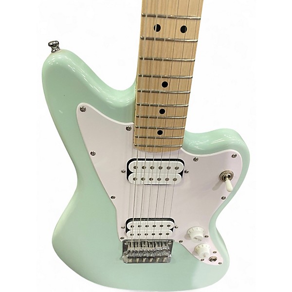 Used Squier Mini Jazzmaster HH Seafoam Green Solid Body Electric Guitar