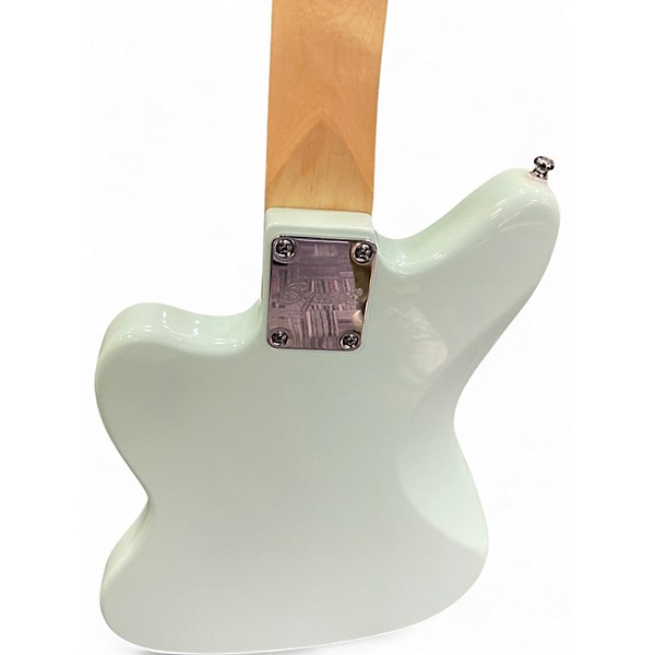 Used Squier Mini Jazzmaster HH Seafoam Green Solid Body Electric Guitar