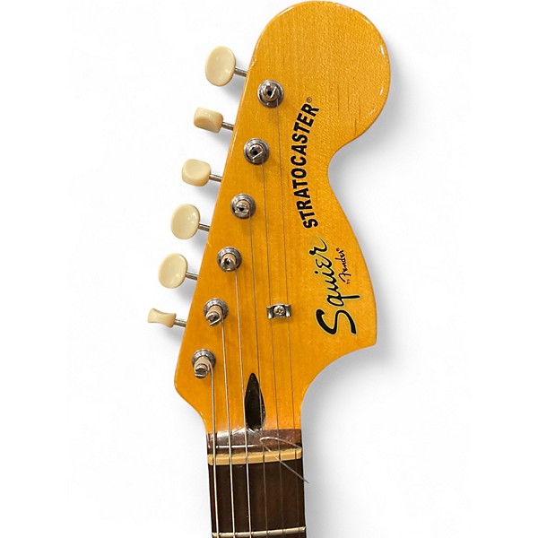 Used Squier Vintage Modified Stratocaster Vintage Blonde Solid Body Electric Guitar