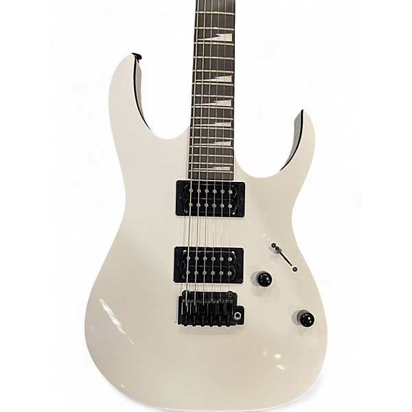 Used Ibanez Gio GRGR210EX White Solid Body Electric Guitar