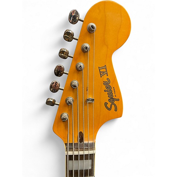 Used Squier Classic Vibe Bass VI 3 Tone Sunburst Electric Bass Guitar
