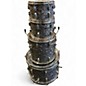 Used Reuther 4 Piece reuther Silver Oyster Pearl Drum Kit