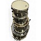 Used Reuther 4 Piece reuther Silver Oyster Pearl Drum Kit