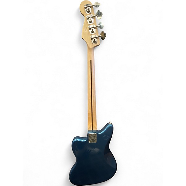 Used Squier Vintage Modified Jaguar Bass Blue Electric Bass Guitar