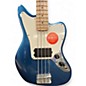 Used Squier Vintage Modified Jaguar Bass Blue Electric Bass Guitar
