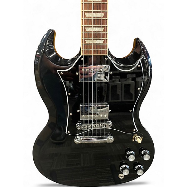 Used Gibson SG Standard Ebony Solid Body Electric Guitar