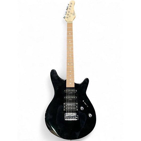 Used Rogue RR100PKBK Black Solid Body Electric Guitar