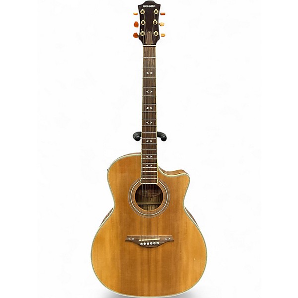 Used Hohner EA65CEQ Natural Acoustic Electric Guitar