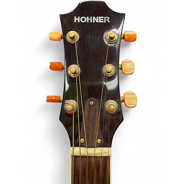 Used Hohner EA65CEQ Natural Acoustic Electric Guitar