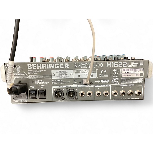 Used Behringer Xenyx X1622USB Unpowered Mixer
