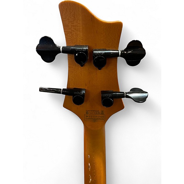 Used Schecter Guitar Research Riot-4 Session Left-Handed Electric Bass Guitar SATIN AGED NATURAL Electric Bass Guitar
