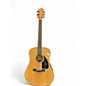 Used Fender CD60 natural Natural Acoustic Guitar thumbnail