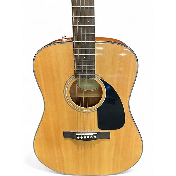 Used Fender CD60 natural Natural Acoustic Guitar
